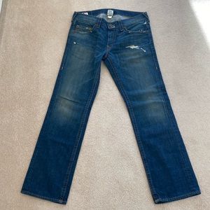 True Religion men’s jeans, size 33. Like new.